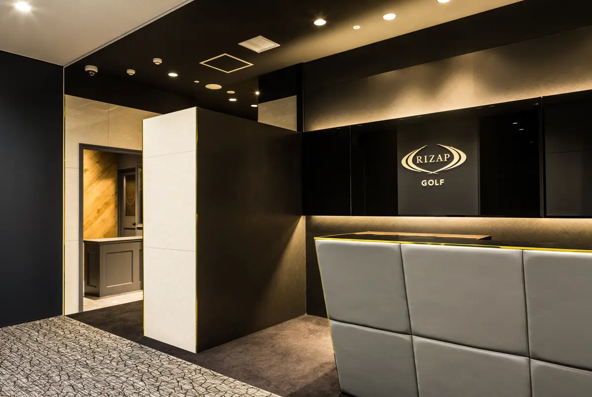 RIZAP GOLF 銀座店の受付